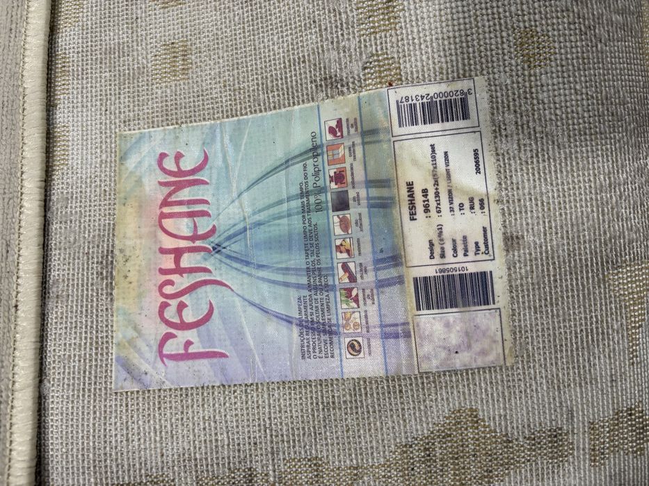 Conjunto de três tapetes