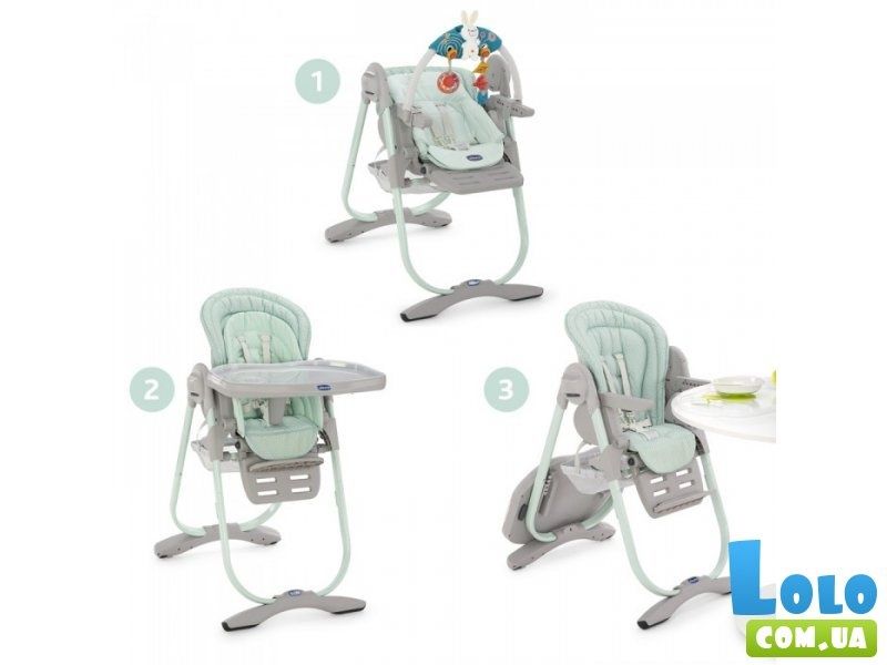 Стільчик для годування Chicco Polly Magic Aquarelle