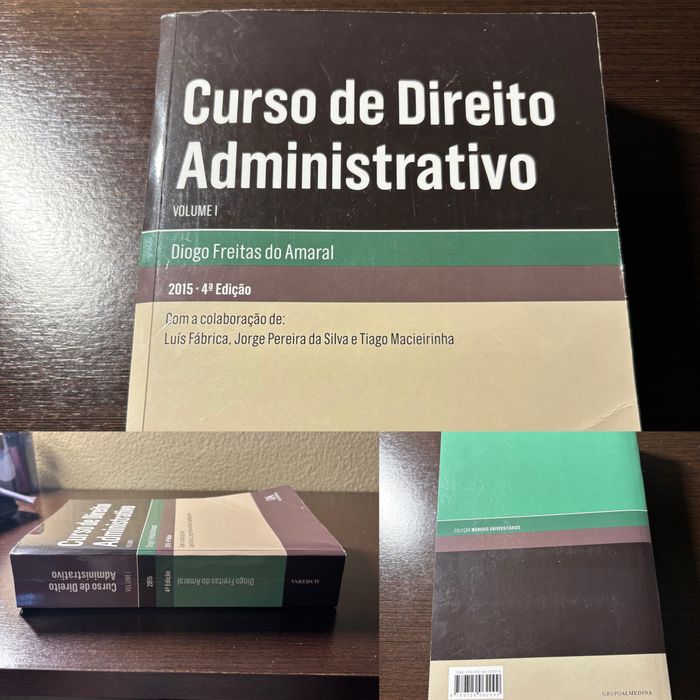Lote 6 livros de Direito | Almedina, Lusíada, Freitas do Amaral