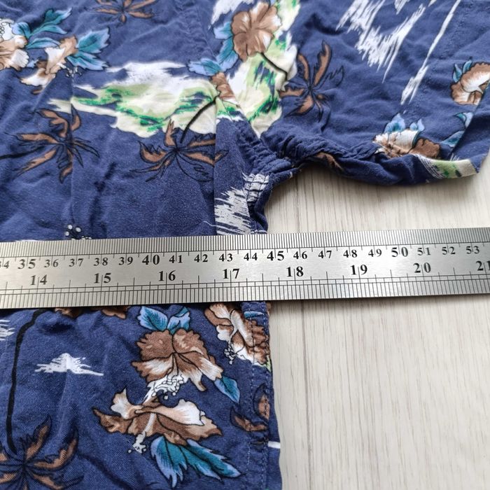 ASOS Чоловіча гавайська сорочка з коротким рукавом, тропічний колір