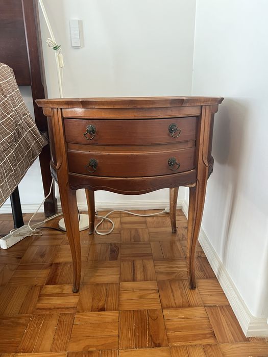 Mesa redonda madeira maciça de sala