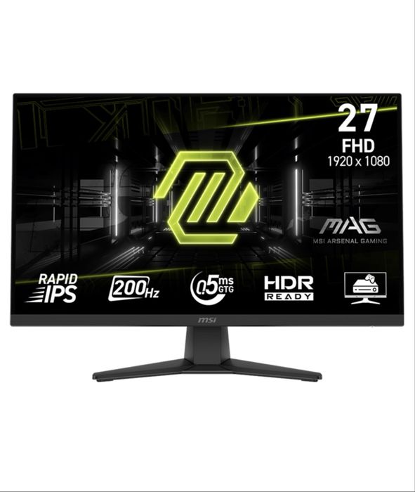 Монітор - 27ʼʼ-  Новий - Ігровий - Games - MSI MAG 272F (27")