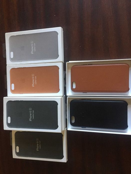 Чехол-накладка  Leather Case Apple iPhone 6/6S кожа