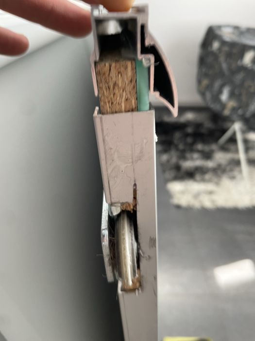 Drzwi przesuwne szklo lacobel 230x110