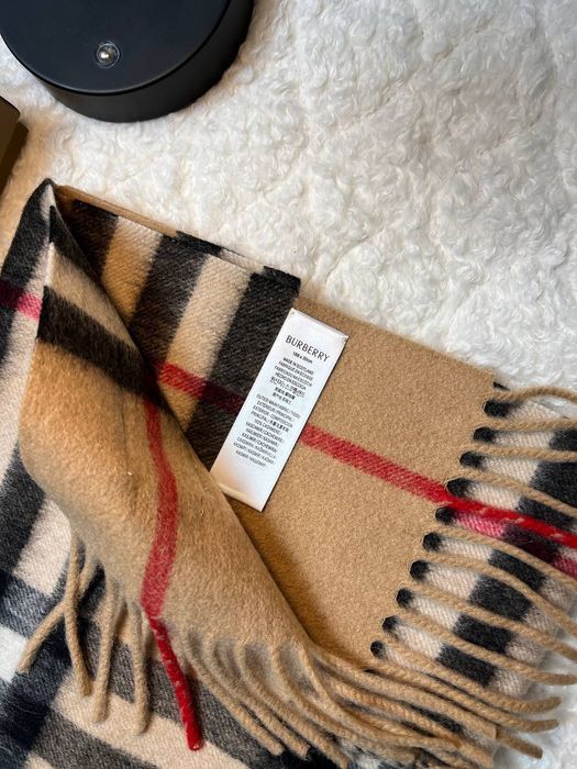 Szalik Burberry 100% Kaszmir