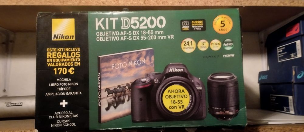 Máquina fotográfica Nikon D520020020000 DR