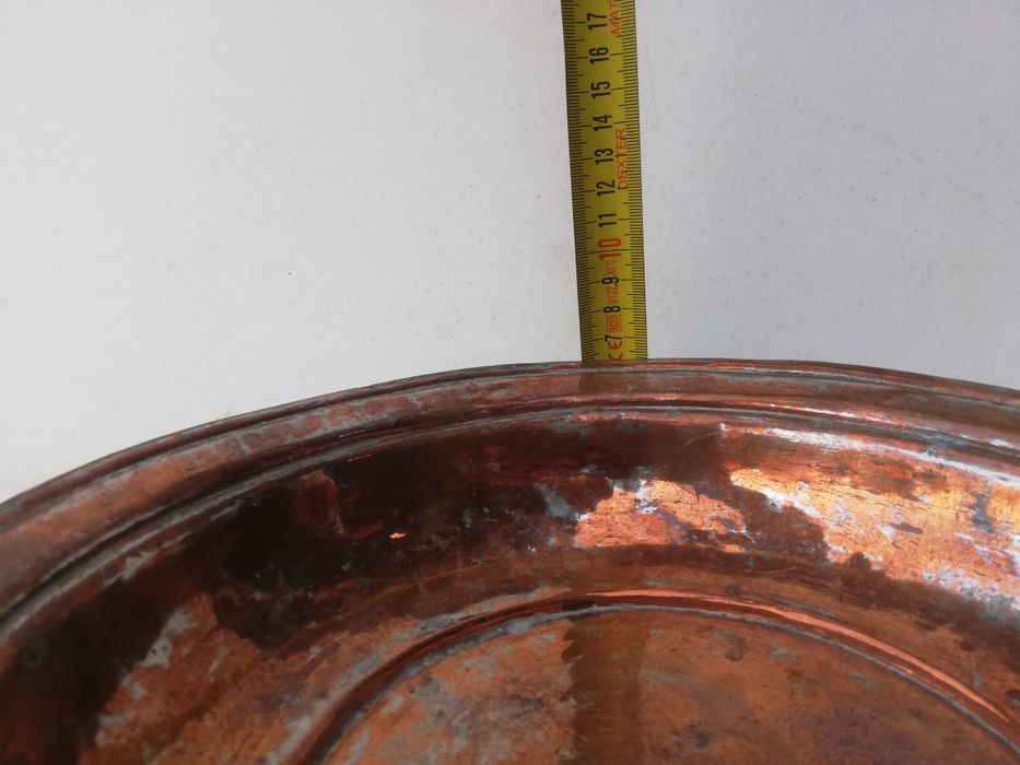 18. Miska miedziana naczynie miedziane