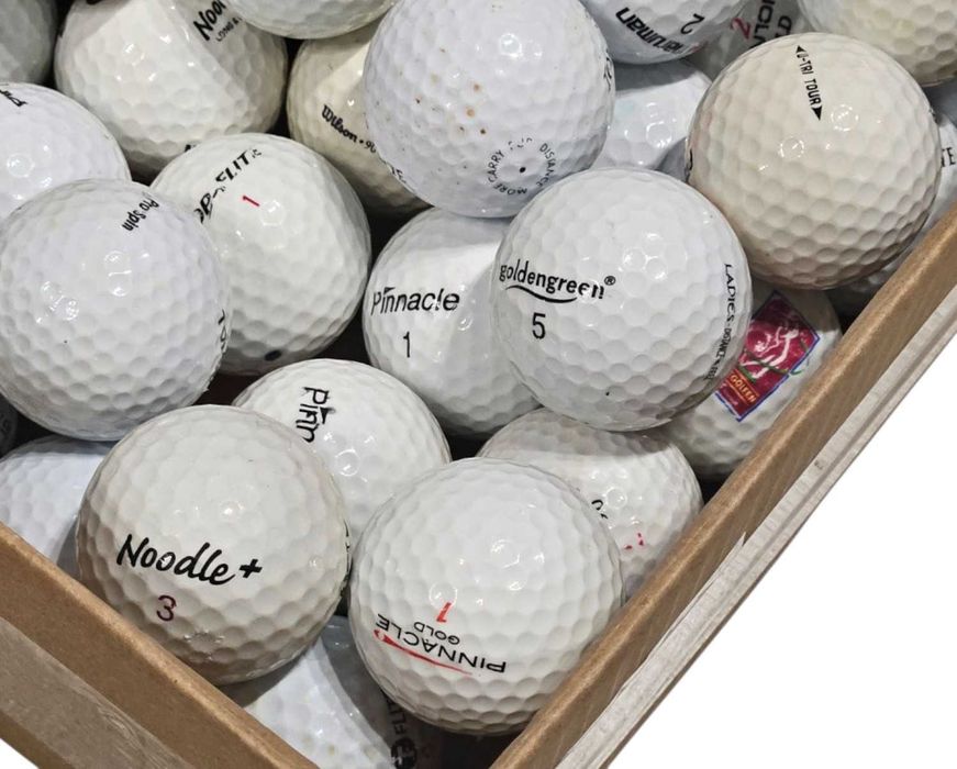 100szt piłki golfowe używane MIX kat. C/D do golfa zestaw LAKEBALLS białe