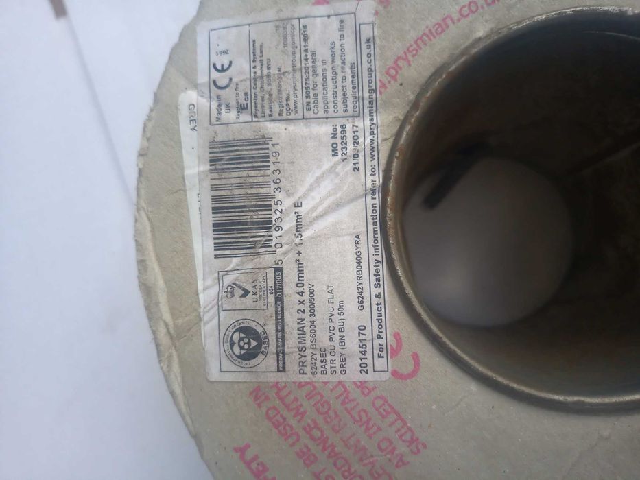 Kabel energetyczny Prysmian 2x4.0mm2 + 1.5mm2 E