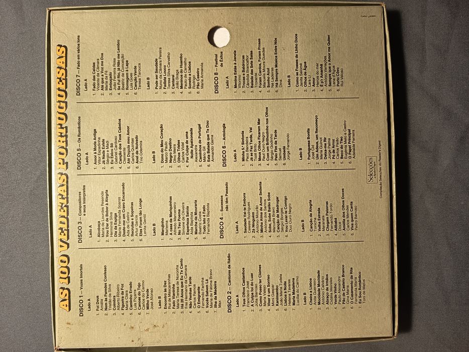 Vinil " As 100 vedetas portuguesas