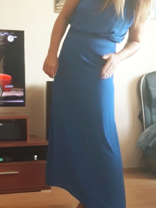 Sukienka habrowa dluga na każdą okazję,Sylwester Studniówka impreza