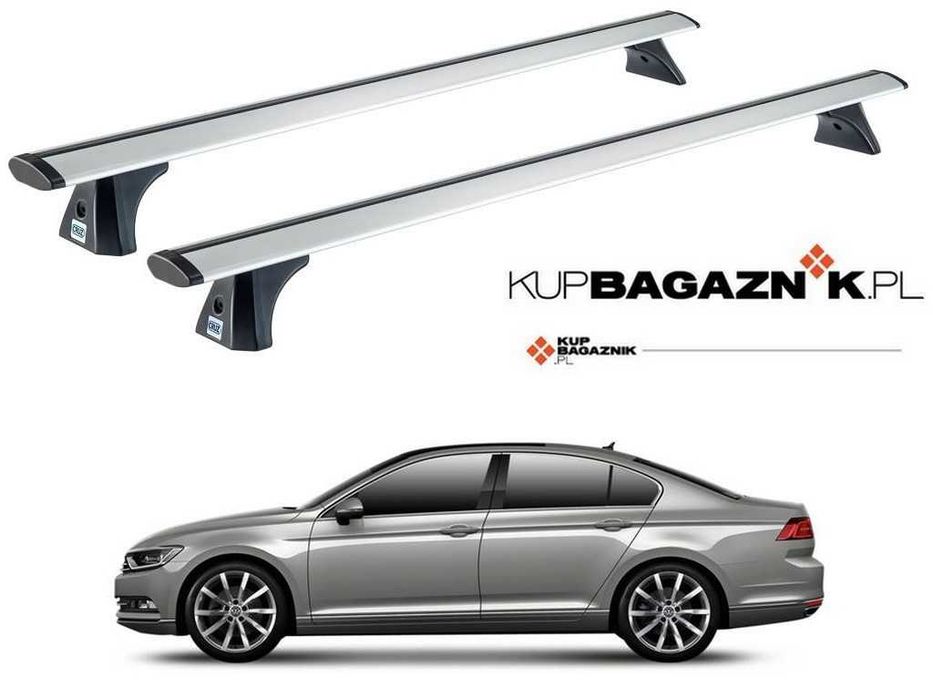Bagażnik Dachowy VOLKSWAGEN Passat B8 Sedan 2015 do 2024 belki dach