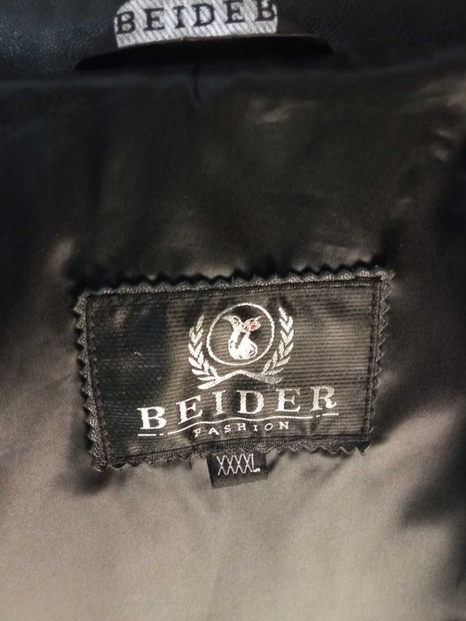 Шкіряний чоловічий піджак