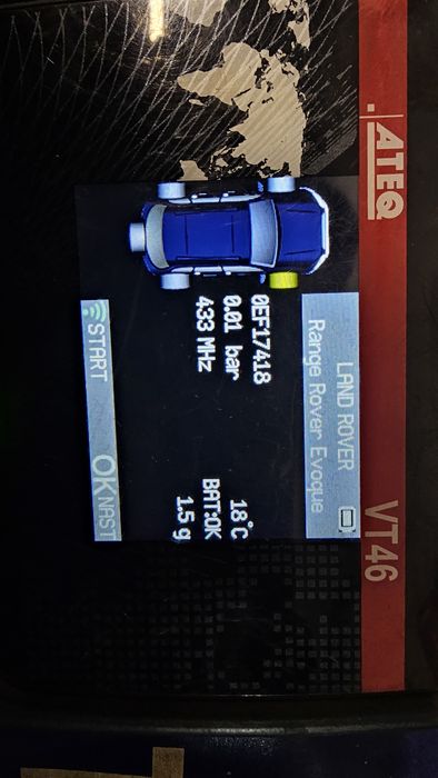 Czujniki tpms jaguar Landrover Continental