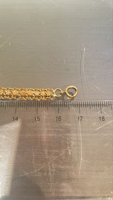 Pulseira de ouro 19.2k