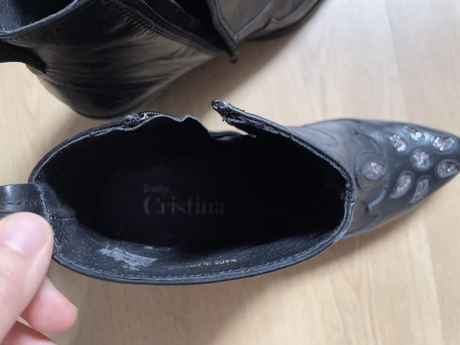 Botas n37 pele pretas,castanhas e camurça. Marca Rockport, cristina