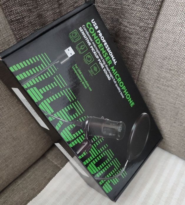 Ezanaki mikrofon USB do komputera nowy okazja na prezent