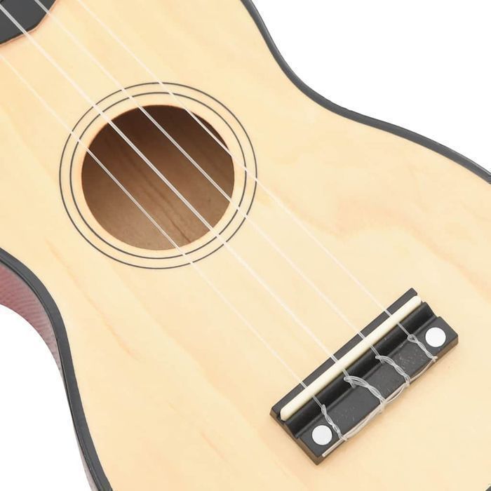 Ukulele Sopranowe Z Pokrowcem, Dla Dzieci, Jasne Drewno, 23"
