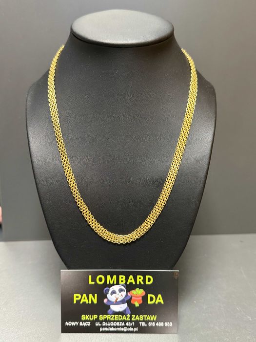Złoty łańcuszek 14kt (585) 9,24 gram 50cm