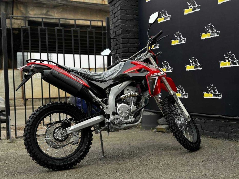 Мотоцикл Loncin LX300GY SX2 PRO Червоний RED Рідинне охолодження