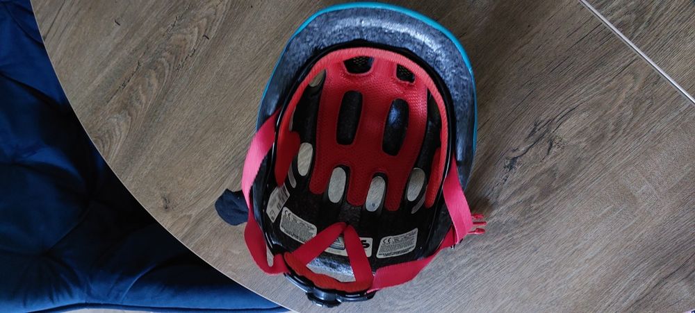 Kask rowerowy dziecięcy Abus Smiley 2.0 Turquoise Sailor