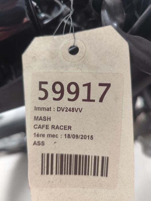 Mash cafe racer  250 rok 2015 uszkodzony