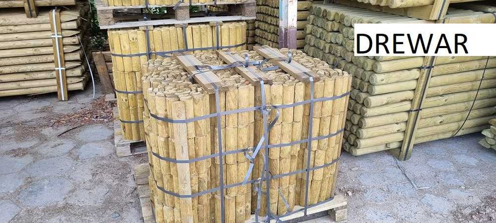 paliki, kołki, palisada, palik toczony