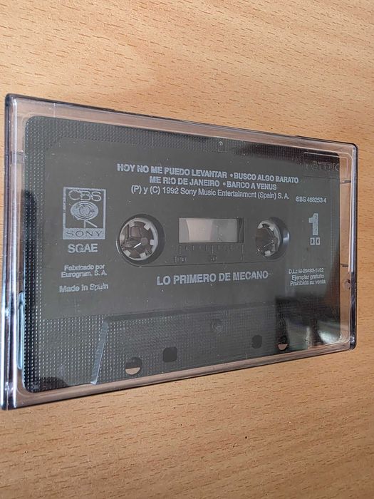 Cassete áudio "Lo Primero de Mecano"