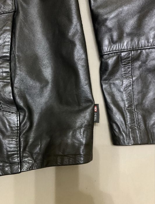 Чоловіча шкіряна куртка Diesel, розмір M