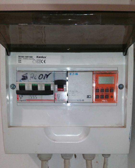 Komplet piec akumulacyjny sterownik skrzynka kable Thermoval TVM 30