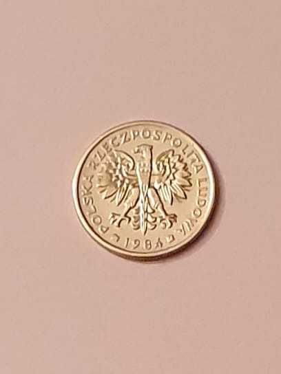 2 złote mosiądz . PRL - rok 1984  .