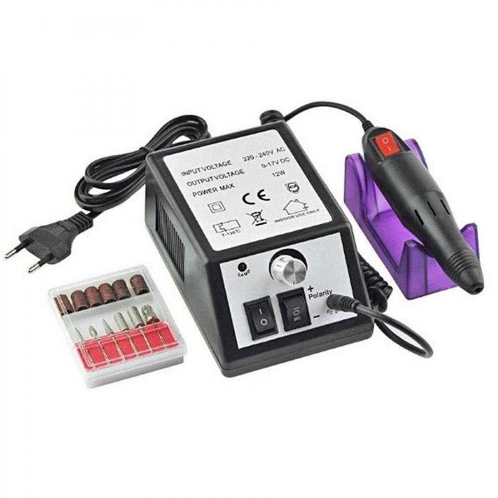 Набір для манікюру гель лаком - лампа, фрезер, 68 предметів+ ПОДАРУНОК