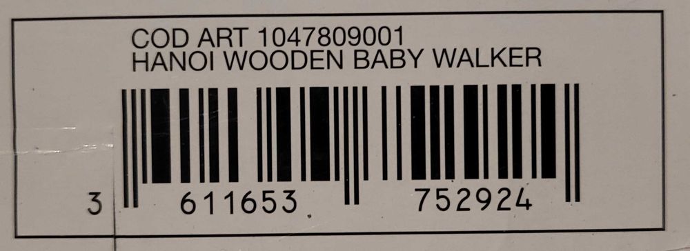 Carrinho de Marcha Vertbaudet Hanói – Madeira FSC, Novo