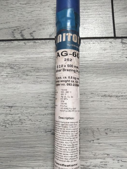 Электроды silver brazing rod AG-60