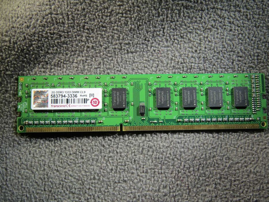 DDR 3 Transcend 2Gb 1333