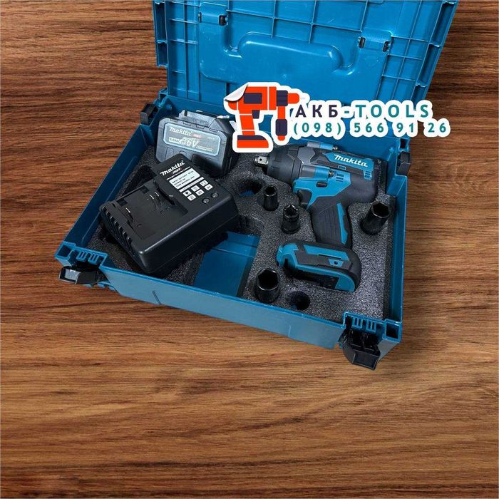Ударний гайковерт Makita DTW850BL з крутящим моментом 850Nm 1АКБ 36/9