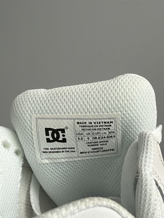 Кросівки DC Stag White premium | Кроссовки чоловічі жіночі