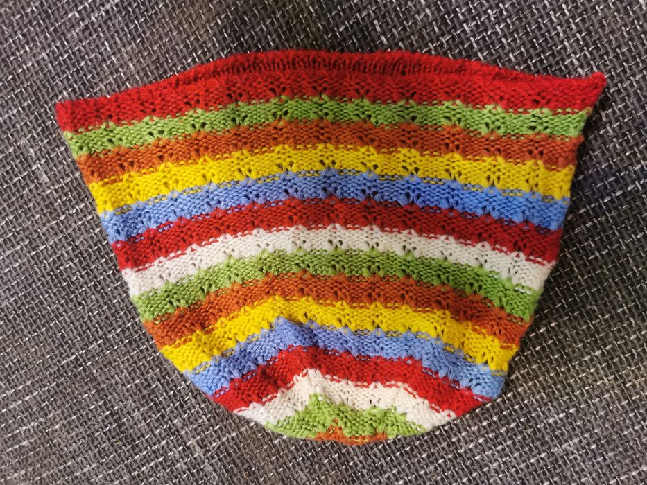 Czapka wiosenna dla dziewczynki 46-48.