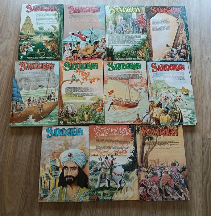 Sandokan 11 Volumes - Colecção completa