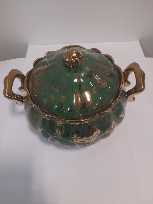 Terrina Africana, de porcelana, para Ochun, 3l