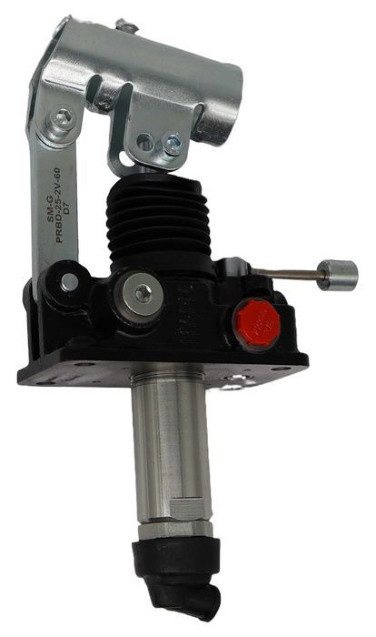POMPA HYDRAULICZNA Ręczna Dwustronna 25cm3 PRBD + Zbiornik 7L [4373]