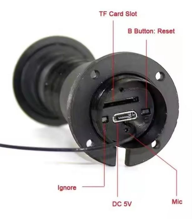 (НОВЫЙ) HQcam XJD-105C Охранная мини WiFi IP камера дверной глазок