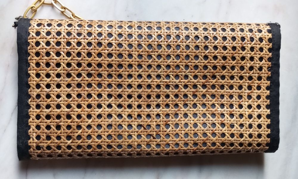 Carteira/ Mala em palhinha