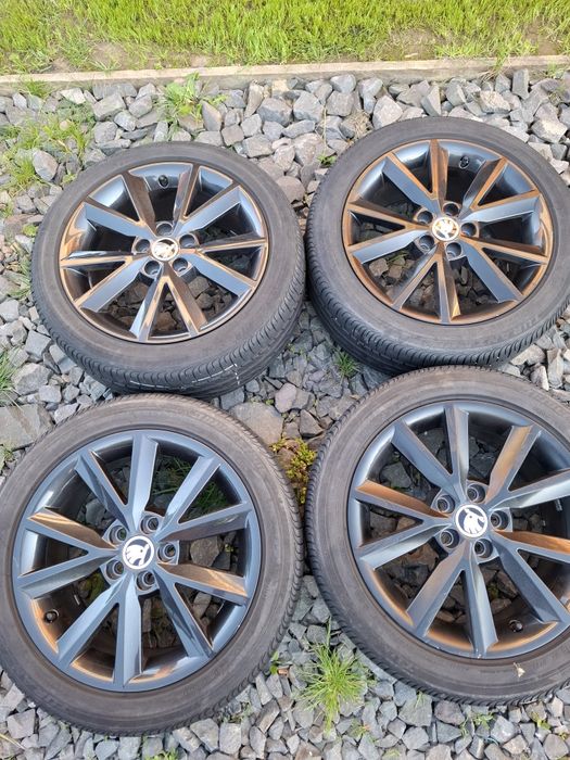 Диски 5×100 шкода фабія 3 з літньою резиною r16