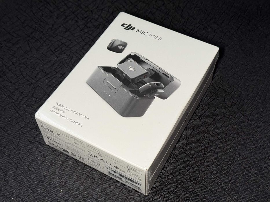 DJI Mic Mini - бездротова система: 2 мікрофони, приймач, зарядний кейс