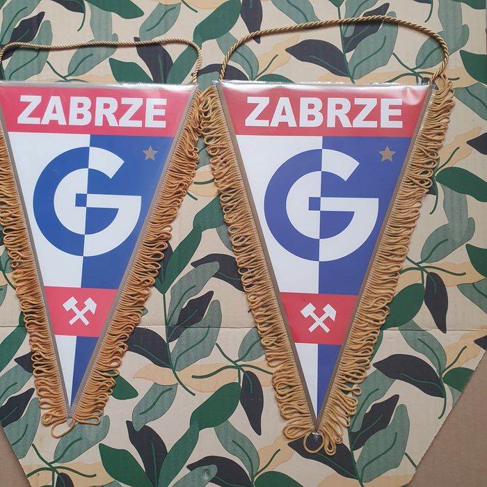 Zestaw proporczyków Górnik Zabrze PRL(OK)