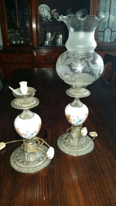 Candeeiros porcelana