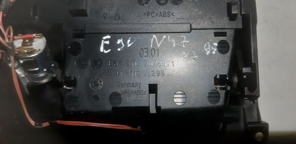 BMW e90 e91 popielniczka schowek zapalniczka dekor alucube