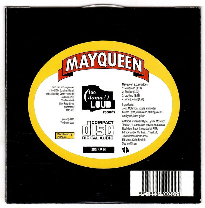Thrush Puppies - Mayqueen EP [CD Singiel] [UK]