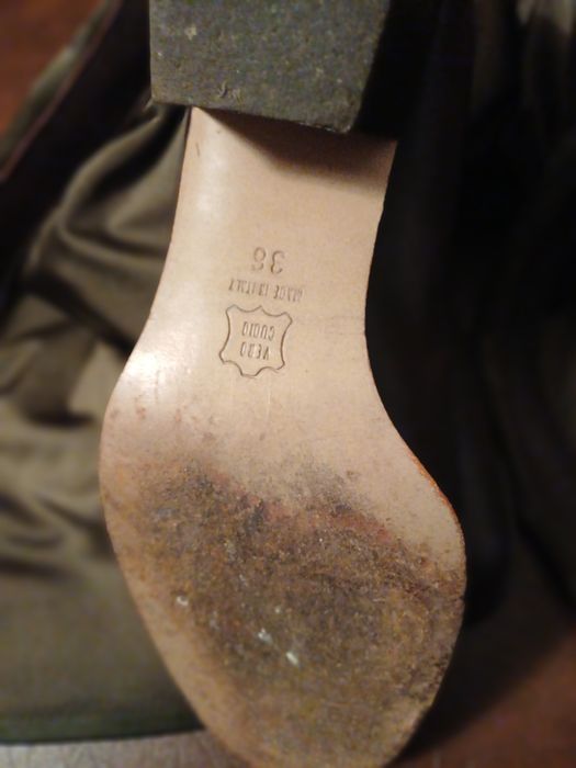 Botas italianas castanas como novas